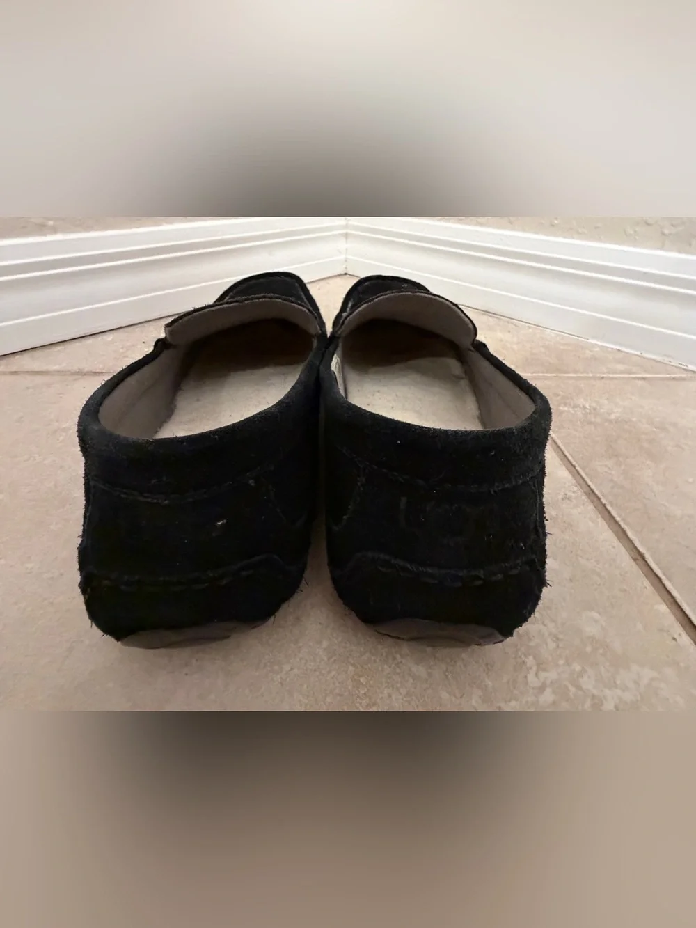 UGG Australia Men's Alder Suede Slipper Loafers Black 1003419 Size 10